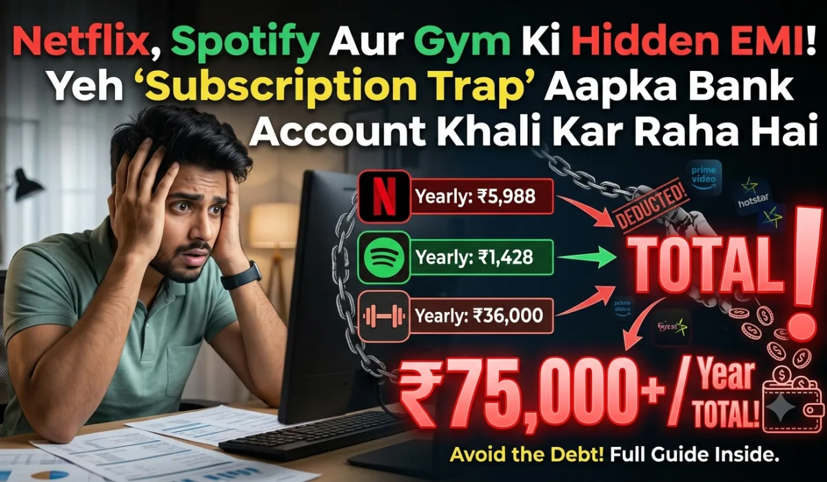 Netflix, Spotify Aur Gym Ki Hidden EMI! Yeh 'Subscription Trap' Aapka Bank Account Khali Kar Raha Hai