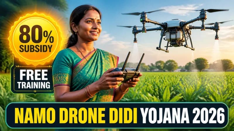 Namo Drone Didi Yojana 2026: Drone Kaise Milega? Eligibility, Documents & Apply Process
