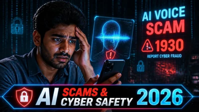AI Voice Cloning & Deepfake Scams 2026: Kaise Bachein Aur Apne Data Ko Safe Rakhein